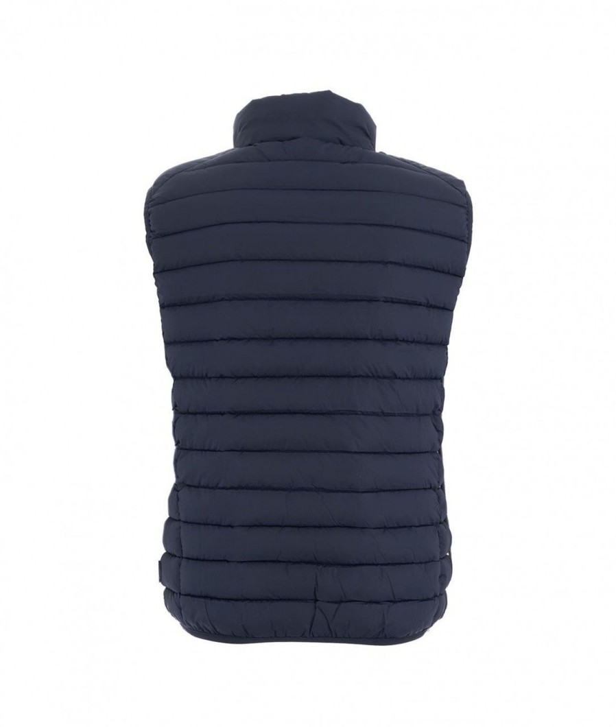 Save the duck Gilet In Eco Piua Rhus Blu Scuro New