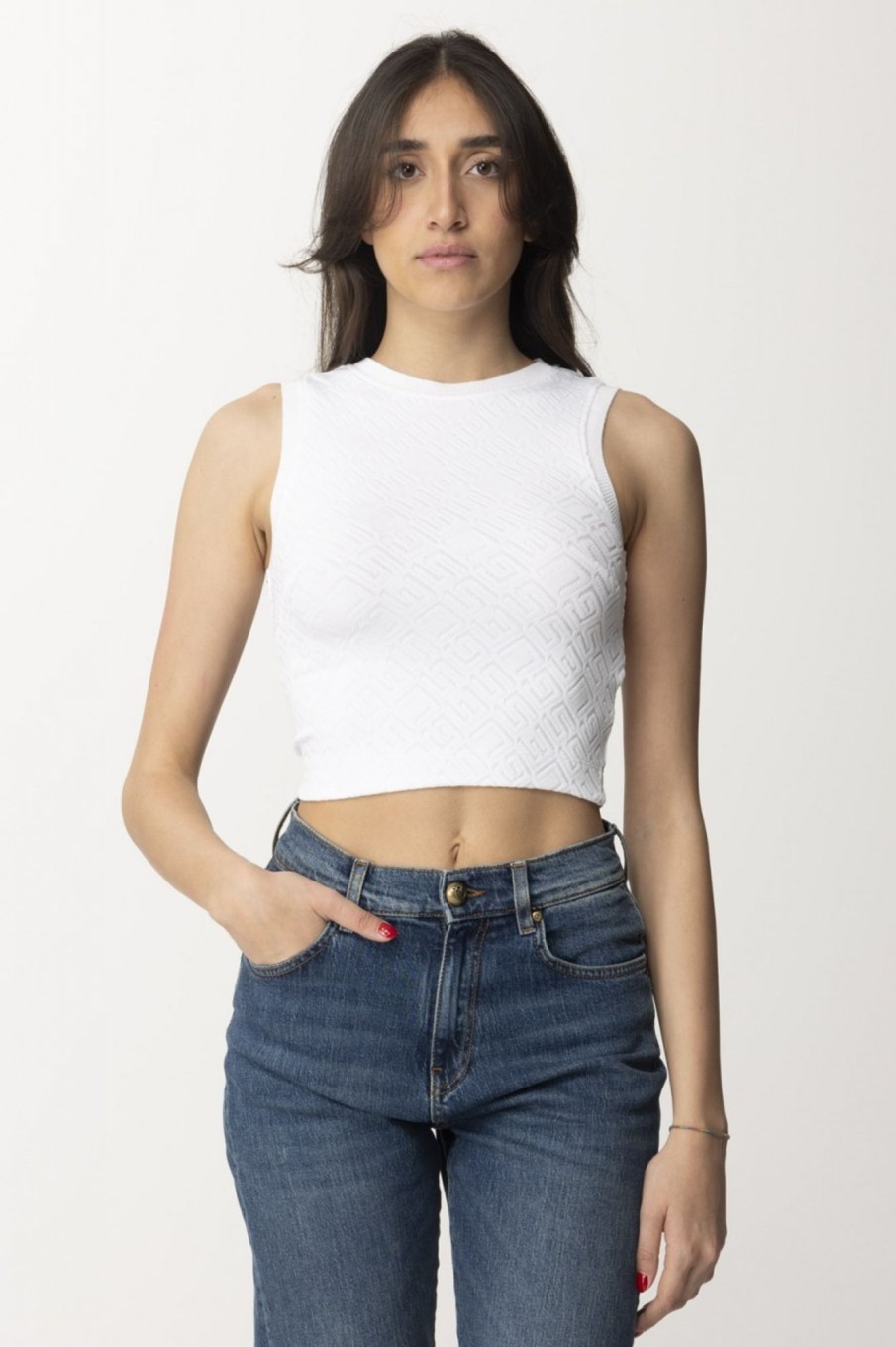 Guess Top Ofelia Pure White Clearance