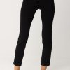 Pinko Pantaloni Con Zip E Arricciatura Nero Limousine Hot