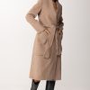 Alessia Santi Cappotto Con Cintura E Maxi Tasche Nude Wholesale