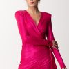 Marco Bologna Mini Dress Scollo A V Fucsia Wholesale