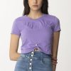 Elisabetta Franchi T-Shirt Con Arriccio Iris Wholesale