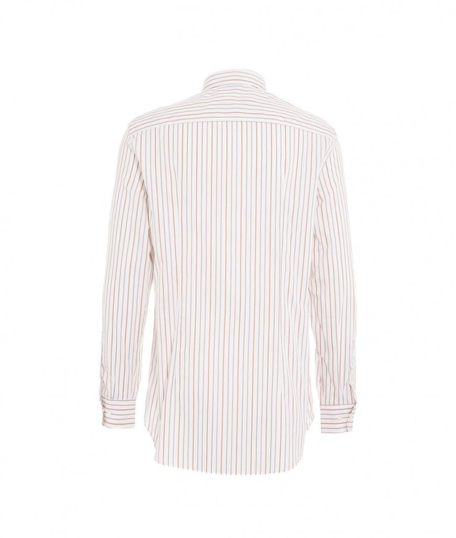 etro Camicia A Righe Bianco Wholesale