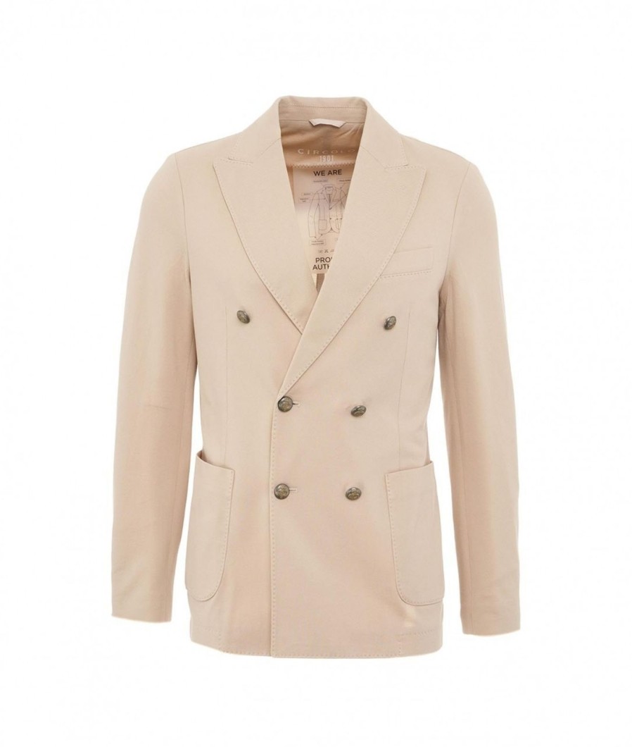 Circolo 1901 Blazer A Doppiopetto Beige Wholesale