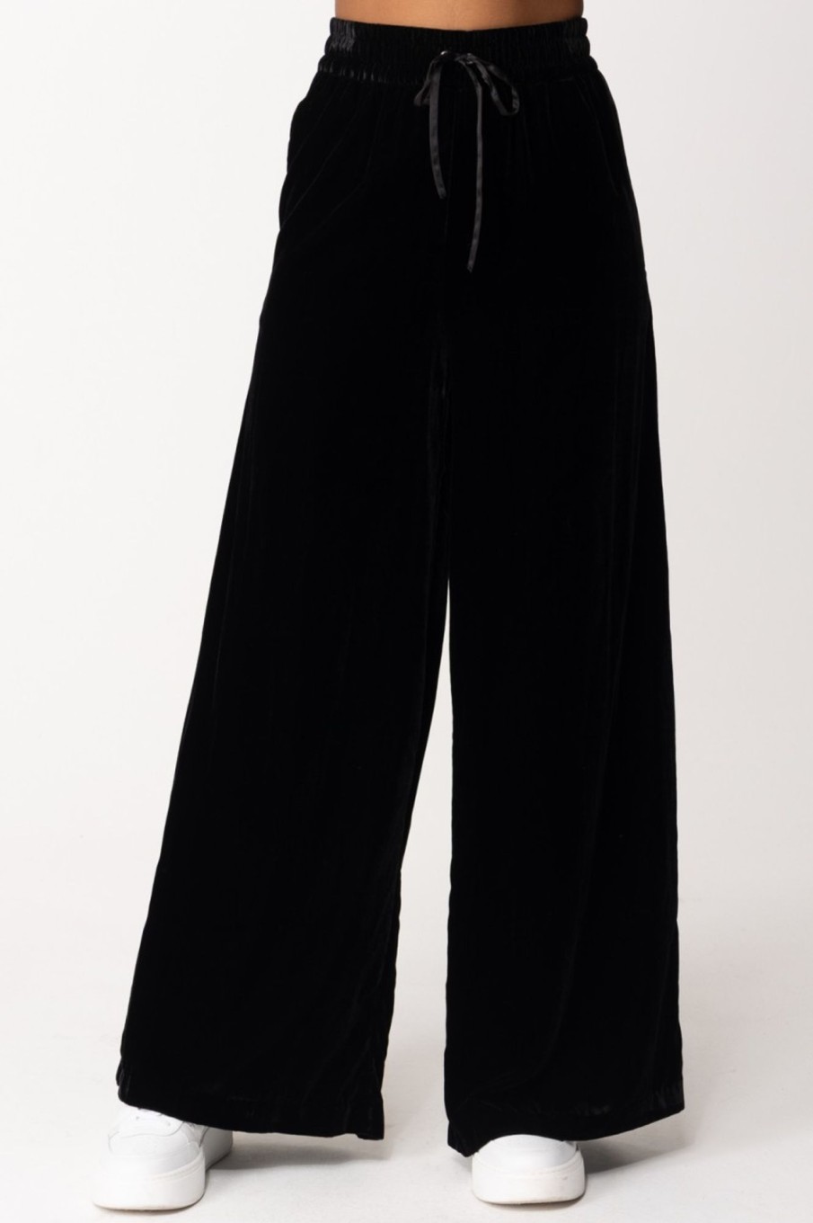 Twin-Set Pantaloni In Velluto Nero Best