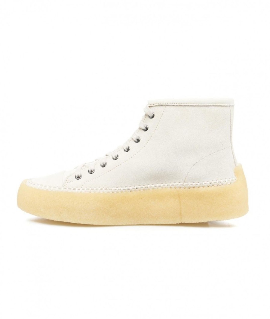 CLARKS Stringate Caravan Mid Bianco Online