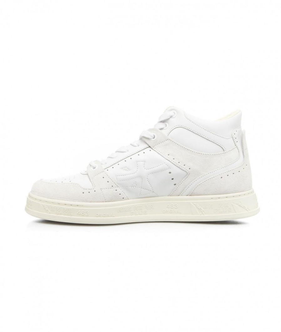 Premiata High Top Sneakers Midquinn Bianco Wholesale