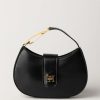 Elisabetta Franchi Hobo Mini In Pelle Laminata Nero Hot