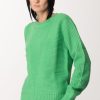 Patrizia Pepe Maglia Con Piercings E Strappi Vibrant Green Clearance