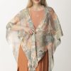 Twin-Set Kimono Stampato St Jungle Allover Papaya New