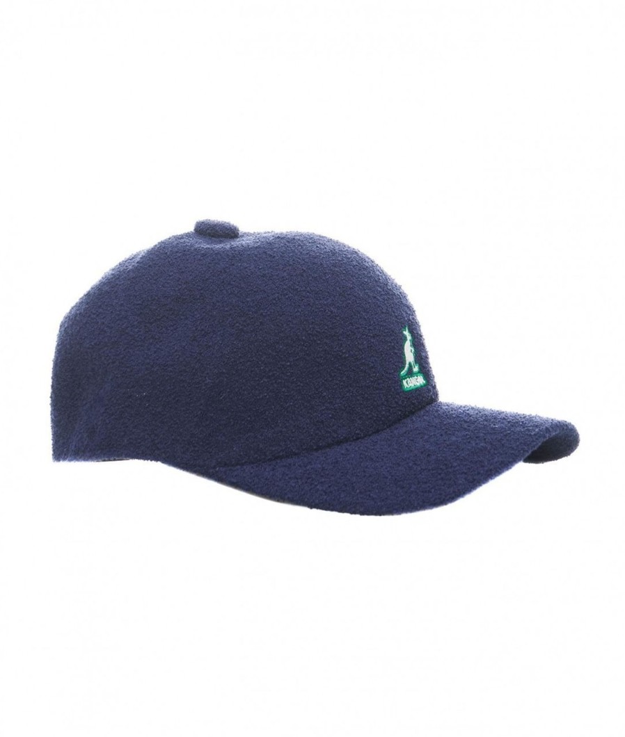 Kangol Baeball Cap Bermuda Elatic Blu Curo Blu Scuro Hot