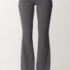 Elisabetta Franchi Pantaloni A Zampa In Crepe Piombo Clearance