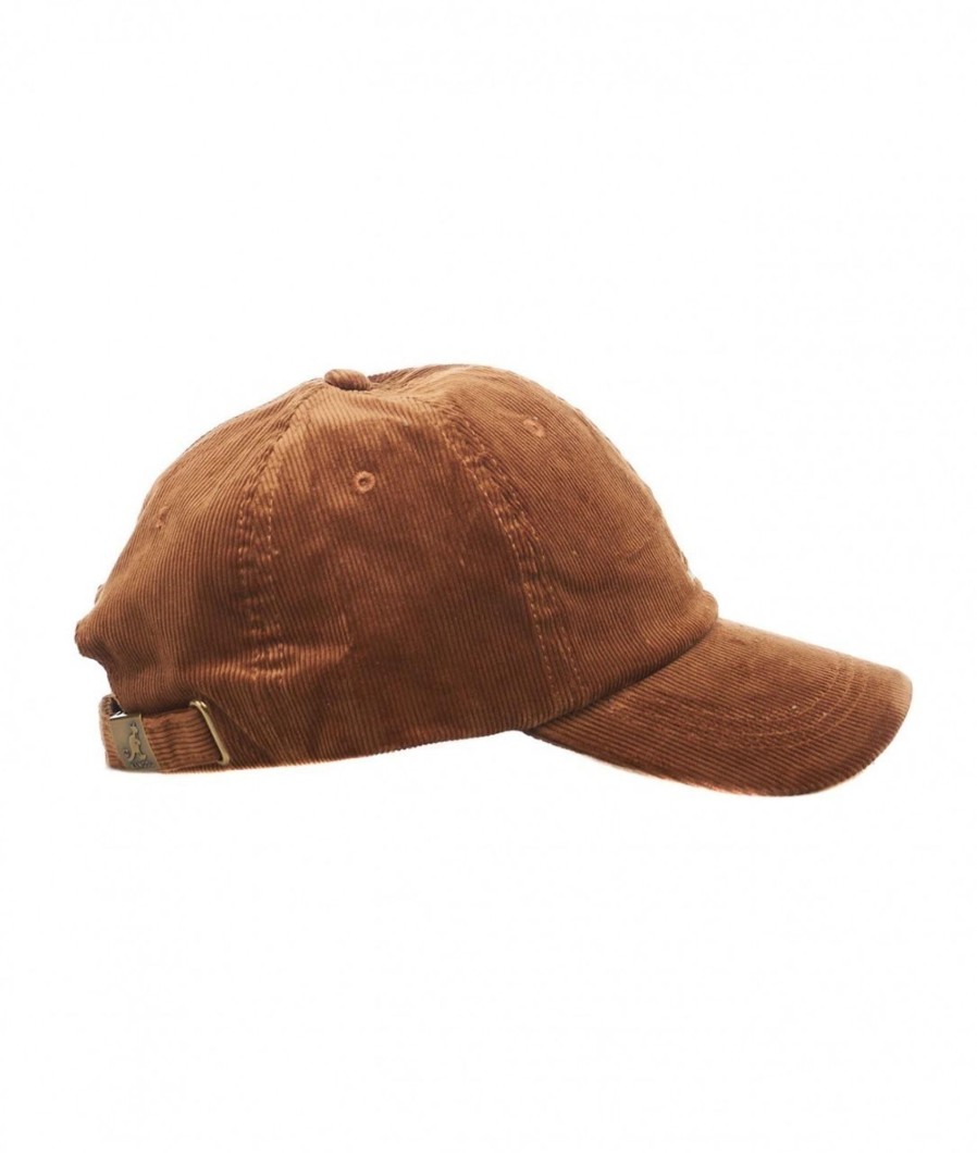 Kangol Baseball Cap In Velluto Marrone Online