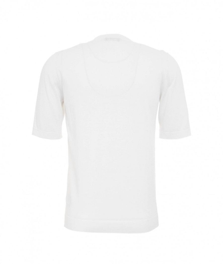 Ballantyne T-Shirt Con Scollatura A V Bianco Online