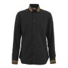 Versace Camicia Con Collo Stampato Nero Online