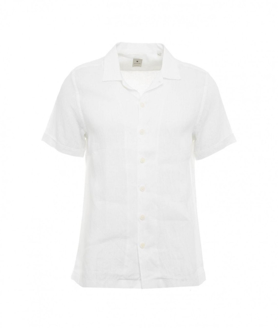 Bastoncino Camicia In Lino Bianco Online