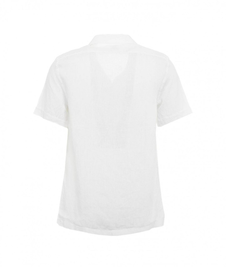 Bastoncino Camicia In Lino Bianco Online