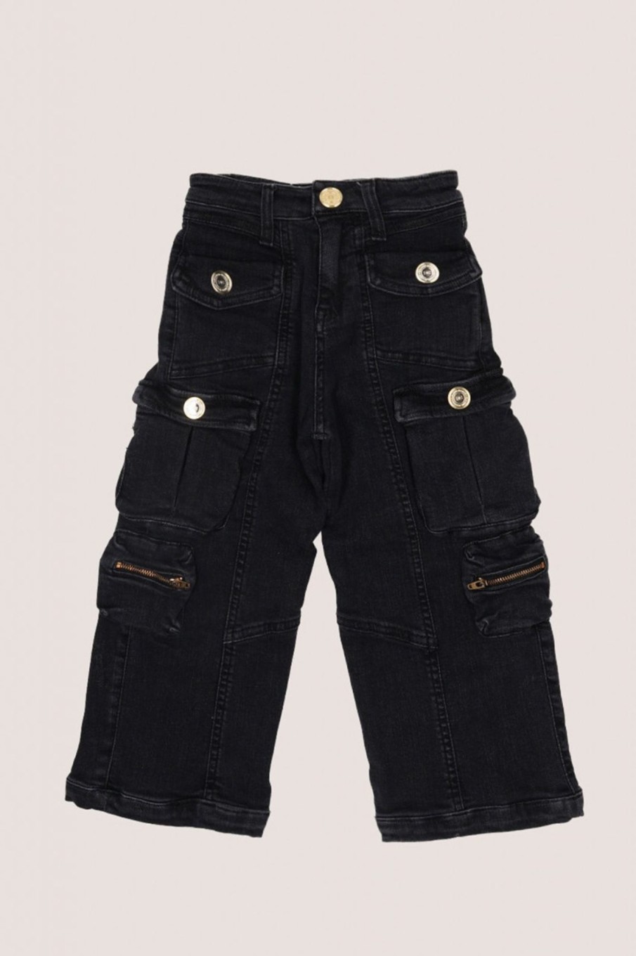 ELISABETTA FRANCHI BAMBINA Jeans Tasconati Nero Wholesale