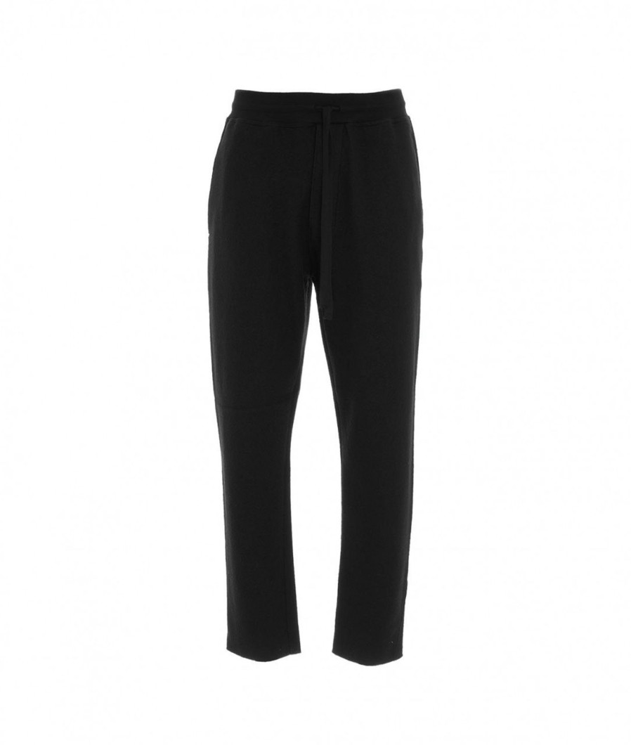 Transit Joggers In Lana Pressata Nero Online