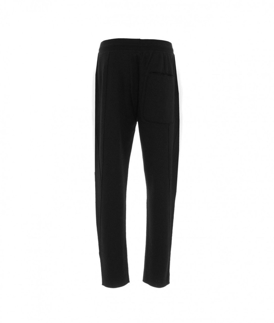 Transit Joggers In Lana Pressata Nero Online