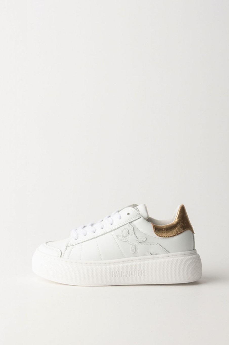 Patrizia Pepe Sneakers Con Tallone Metal White Hot