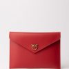 Pinko Pochette Flat Rosso Granato-Antique Gold Best