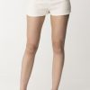 Elisabetta Franchi Shorts In Tweed Con Maxi Catena Burro Hot