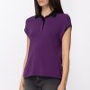 Manila Grace Tshirt Polo Viola Clearance