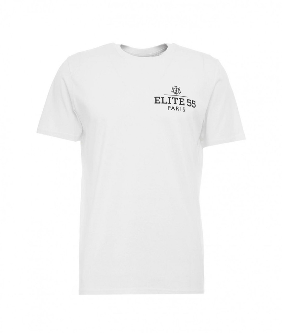 Elite 55 T-Shirt Con Logo Bianco Online