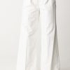 Pinko Jeans Cinque Tasche Wide Leg Bianco Seta Online