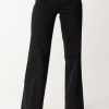 Twin-Set Jeans Wide Leg Con Cintura Denim Nero Online