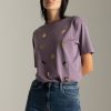 Elisabetta Franchi T-Shirt Con Placche Lettering Candy Violet Best