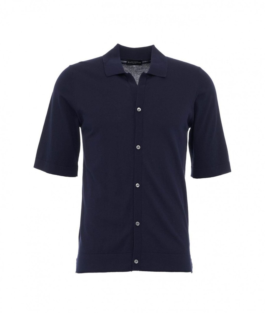 Ballantyne Polo Blu Scuro Hot