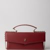 Patrizia Pepe Fly Bamby Bag Con Borchie Martian Red Wholesale