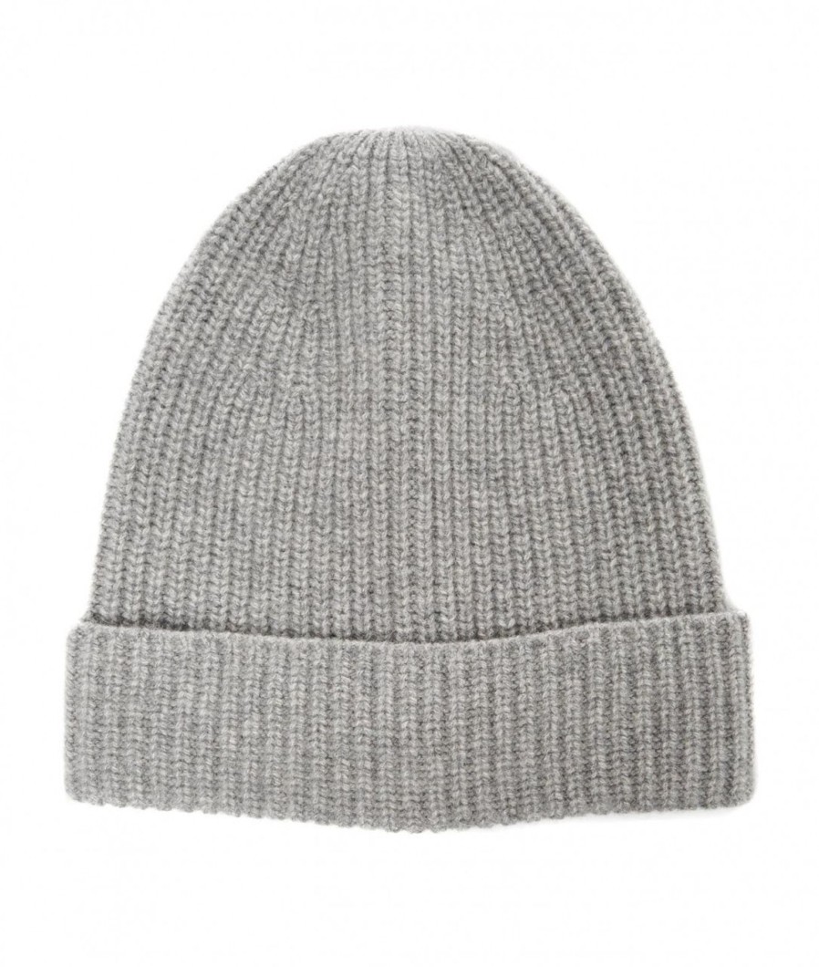 Daniele Fiesoli Beanie In Maglia Grigio Chiaro Online