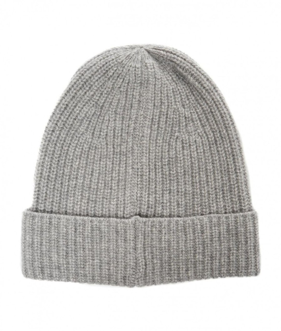 Daniele Fiesoli Beanie In Maglia Grigio Chiaro Online