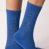 Gaelle Paris Calzini In Cotone Bluette Hot