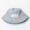 ELISABETTA FRANCHI BAMBINA Cappello Alla Pescatora Con Etichetta Logata Light Blue Denim Hot