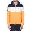 Sun68 Felpa Sun 68 Uoo Hood Zip Fluo Collection 0701 Navy New