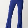 Elisabetta Franchi Pantaloni Flare Con Charms C Blue Indaco Wholesale